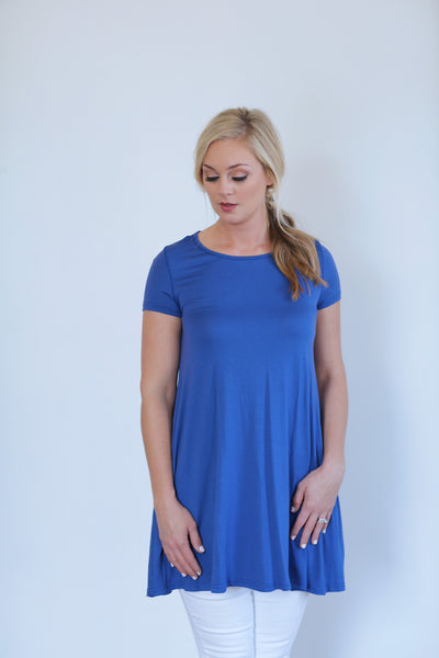 Royal Blue Shift Dress