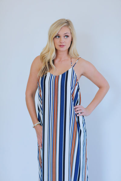 Striped Maxi Dress