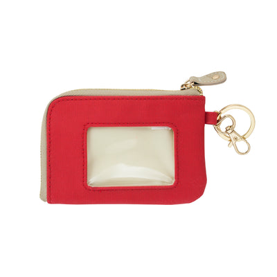 ID Case - Red with Tan and Gold Accents