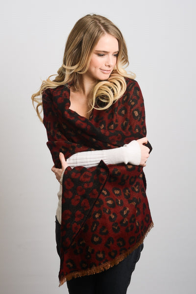 Leopard Blanket Scarf
