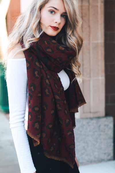 Leopard Blanket Scarf