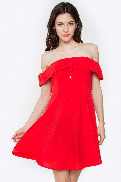 Evalina Off The Shoulder Dress