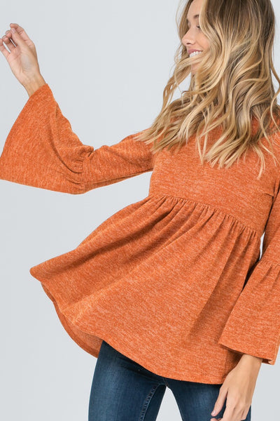 Kenzlie Bell Sleeve Top